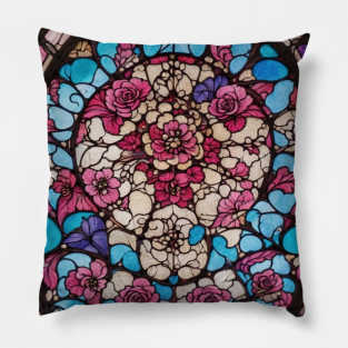 Cathedral Rose Window Pillow