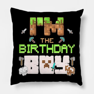 Im The Birthday Boy Game Gaming Family Matching Pillow