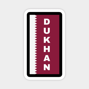 Dukhan City in Qatar Flag Vertical Magnet