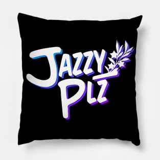 Jazzy Plz Logo Pillow