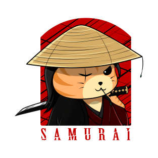 Cat Samurai T-Shirt