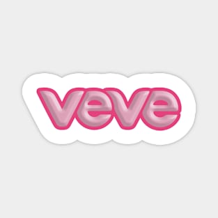 Veve Pink on Pink Logo - Berlina Inspired Magnet