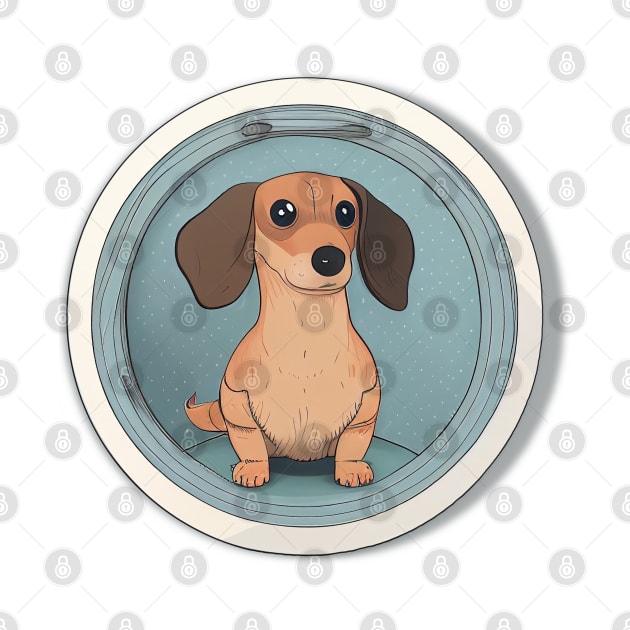 Dachshund sticker by Karienbarnes