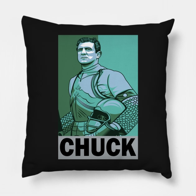 The Chuck Pillow by Tailgate Team Tees