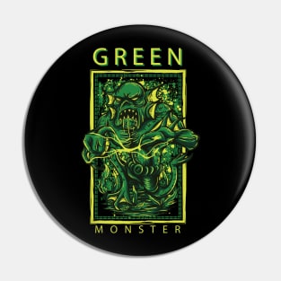 Green Monster Pin