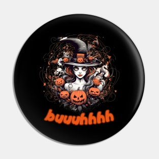 Buuhhhh-Halloween Haunt Pin