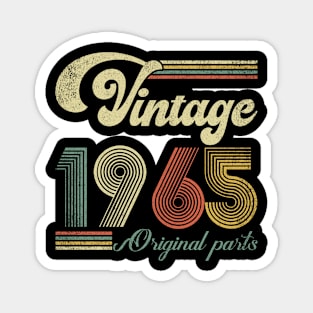 Retro Vintage 1965 59th Birthday Gift Men Women 59 Years Old Magnet