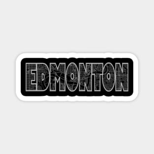 Edmonton Street Map Magnet