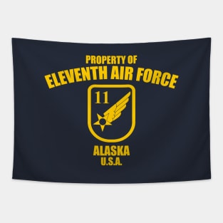 Property of 11th Air Force Tapestry