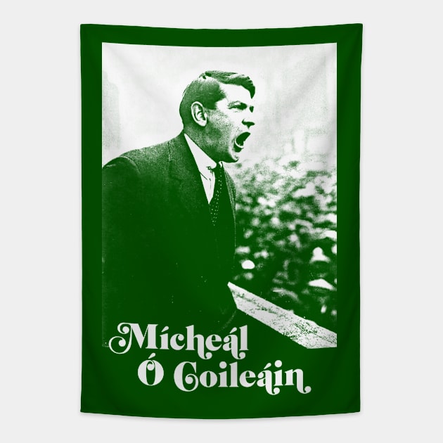 Michael Collins / Mícheál Ó Coileáin / Irish Pride Tapestry by CultOfRomance