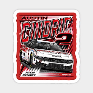 Austin Cindric Red Car Magnet