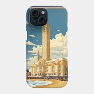 Mar del Plata Argentina Vintage Tourism Poster Phone Case