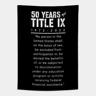 50 years of Title IX 1972 to 2022 Tapestry