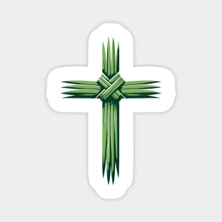 Palm Sunday Leaves Church Christian Easter Cross Christian Magnet