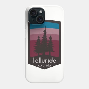 Telluride, Colorado Logo Apparel and Accessories Phone Case