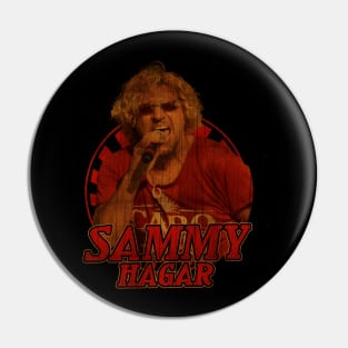 Retro Vintage Classic Sammy Hagar Pin