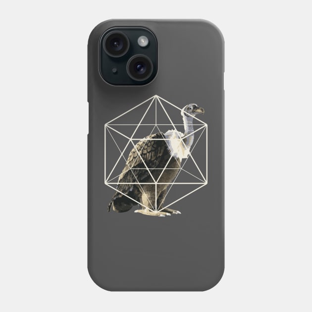 Vulture sacred geometry Phone Case by mariasshop