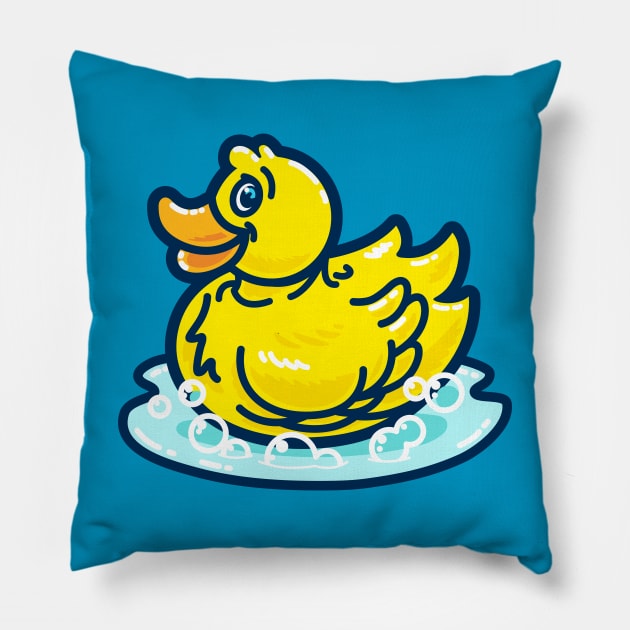 Rubber Duckie Pillow by DangerHuskie