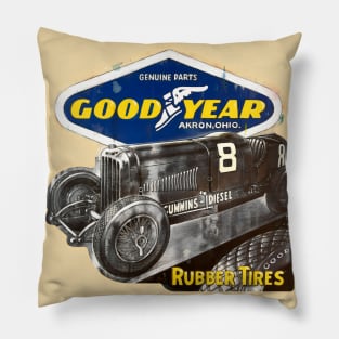 Rubber Tires Pillow