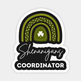 Shenanigans Coordinator Squad St Patricks Day Rainbow Magnet