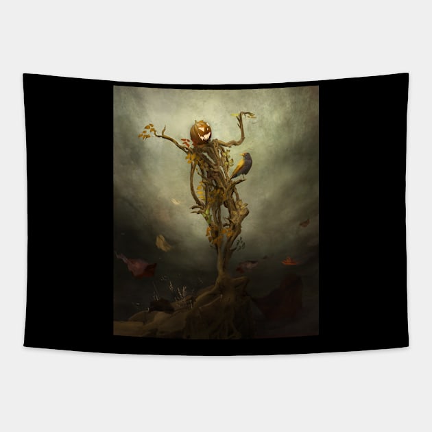 Halloween Tapestry by digitiel1@outlook.com 