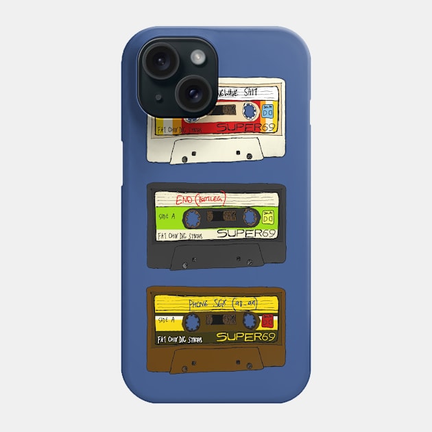 C90 Cassettes Phone Case by sinewave_labs