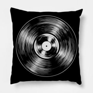 Vintage Vinyl Record Pillow