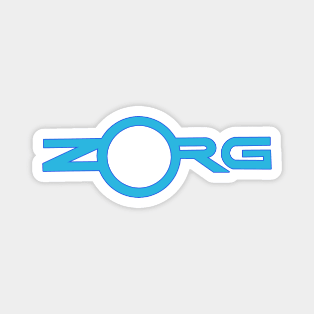 Zorg Neon Logo Magnet by LordNeckbeard