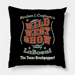 Reuben J. Cogburn's Wild West Show Pillow