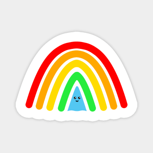 Cute Kawaii Colorful Rainbow Magnet