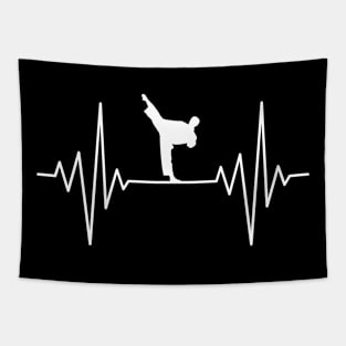 My Heart Sleeps For Mawashi Geri Design Tapestry