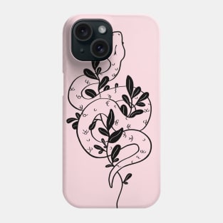 Leafy snake - variant Phone Case