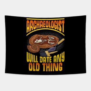 Archaeologist: Will Date Any Old Thing Archaeology Tapestry