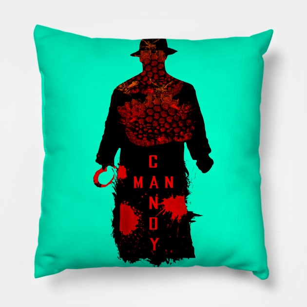 CANDYMAN FAN ART Pillow by theanomalius_merch