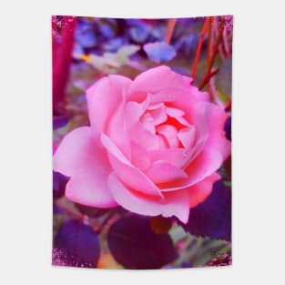 Pink Rose Fantasy Tapestry