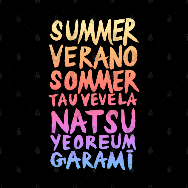 Summer Multi-Language by hybridgothica