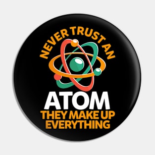 Atom Science Chemist Chemistry Pin