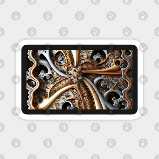 Artistic Enlightenment Classical Period Design Pattern Magnet by jrfii ANIMATION