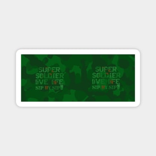 Super soldier military mug Magnet