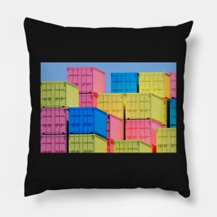 Colored containers Pillow