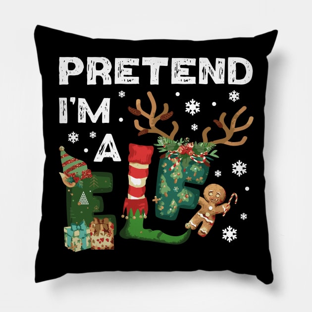 Pretend I'm a Elf Costume Pillow by jodotodesign