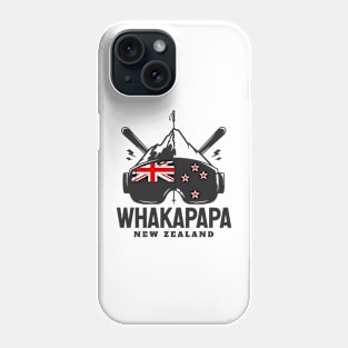 Whakapapa New Zealand Ski Resort Skiing Souvenir Phone Case