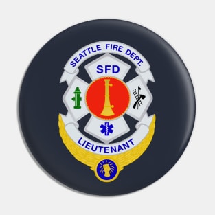 STATION 19 - LIEUTENANT - BADGE Pin