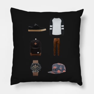 Tomboy Outfit Style Pillow