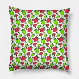 Bright Strawberry Pattern Pillow