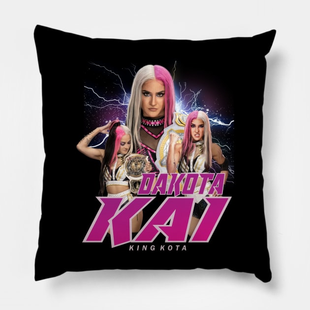 DAKOTA KAI Pillow by dawnttee