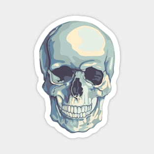 Artsy Skull Magnet