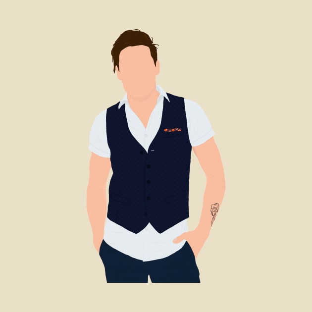 Dominic Sherwood by hereidrawagain