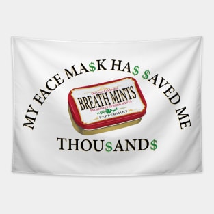 Face Mask Breath Mints - Black Tapestry