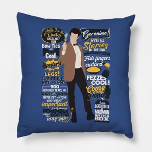 11th Doctor Quotes Pillow